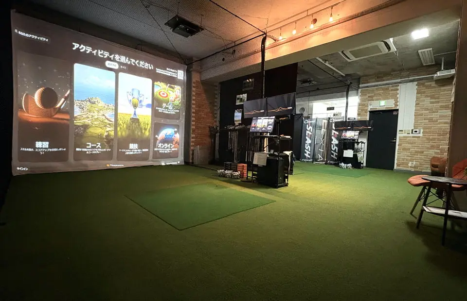 TERVEX GOLF 東神田店のシミュレーター打席